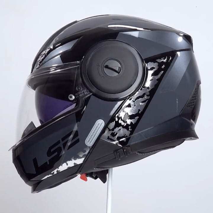 KASK MOTOCYKLOWY LS2 FF902 SCOPE II OXYD BLACK TITAN , hurt kasków