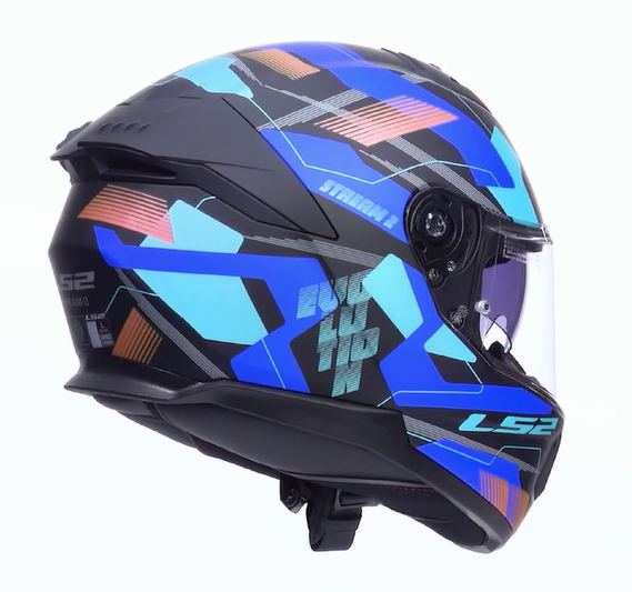 Kask Motocyklowy STREAM II MIKA Black Blue