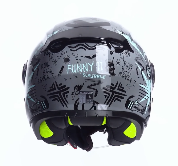 Kask Motocyklowy LS2 OF622 FUNNY II Scribble