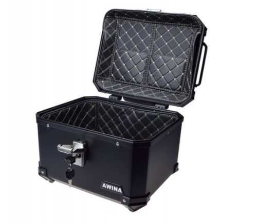 Kufer Motocyklowy AWINA 45L 43.5x38x34 cm Czarny - BMW i inne