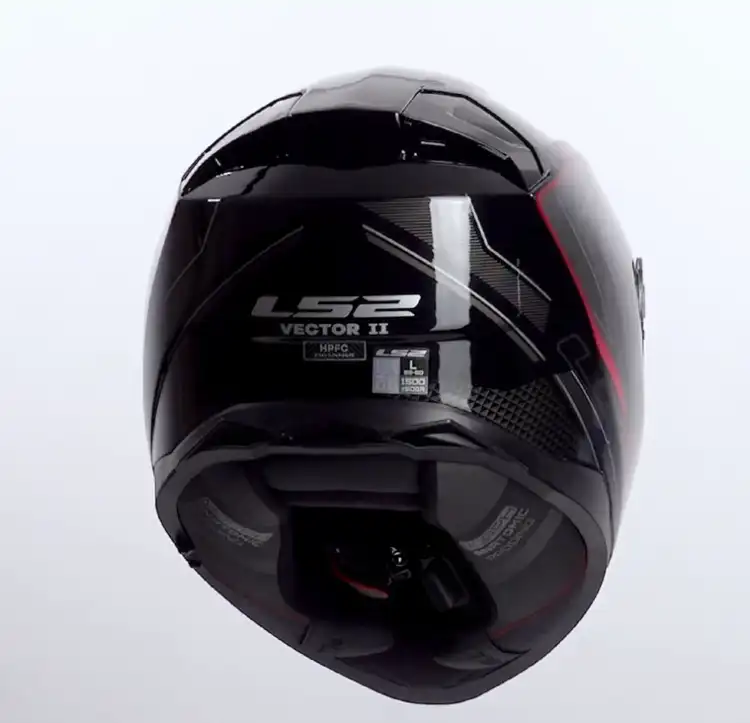 LS2,KASK LS2 FF811 VECTOR II ALIZER BLACK RED -06 ECE 22.06