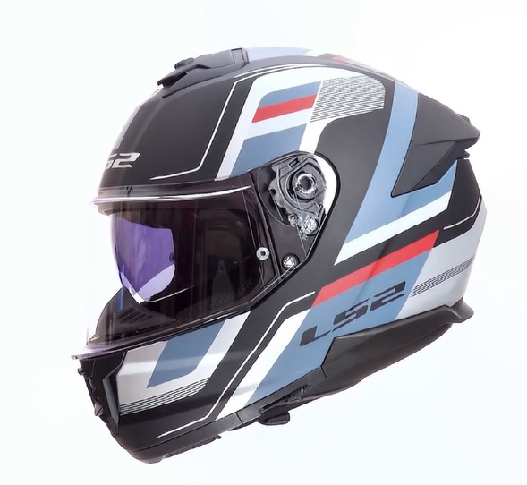 Kask Motocyklowy LS2 Kask LS2 FF808 STREAM II Vintage Black Petrol  kask matowy