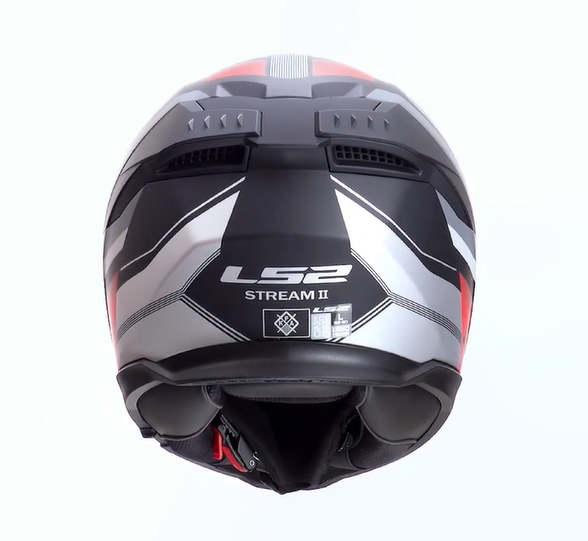 Kask LS2 FF808 STREAM II Vintage Black Grey Red