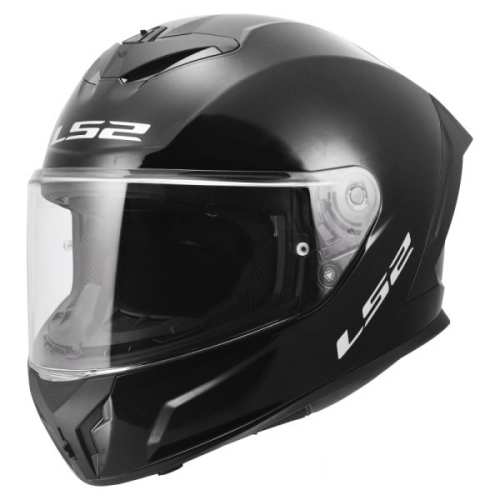 Kask Motocyklowy LS2 FF820 RAPID III Solid Black czarny połysk
