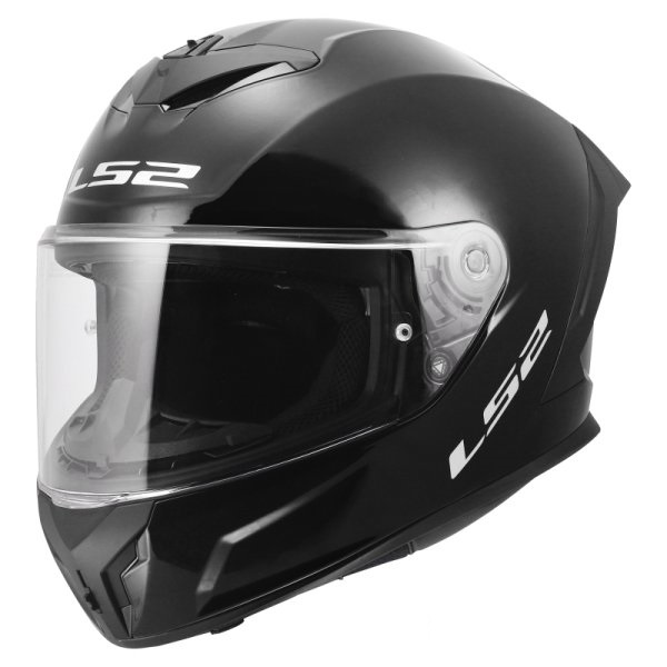 Kask Motocyklowy LS2 FF820 RAPID III Solid Black czarny połysk