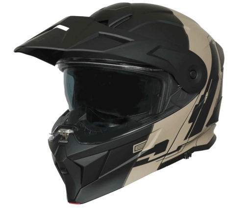 Kask ADVENTURE CYBORG ORIGINE MATT Matt Sand Black