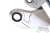 AK800010518 SZYBA KASKU FF386, FF370 Easy, FF325 Strobe LUSTRZANA SREBRNA