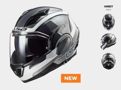 KASK MOTO LS2FF900 VALIANT II ORBIT JEANS nowość 2020, Prilba LS2 FF900 VALIANT 2, Novodobá preklápacia prilba Valiant 2 prináša moderné tvary, Valiant II v sebe spája výhody integrálnej a otvorenej prilby.