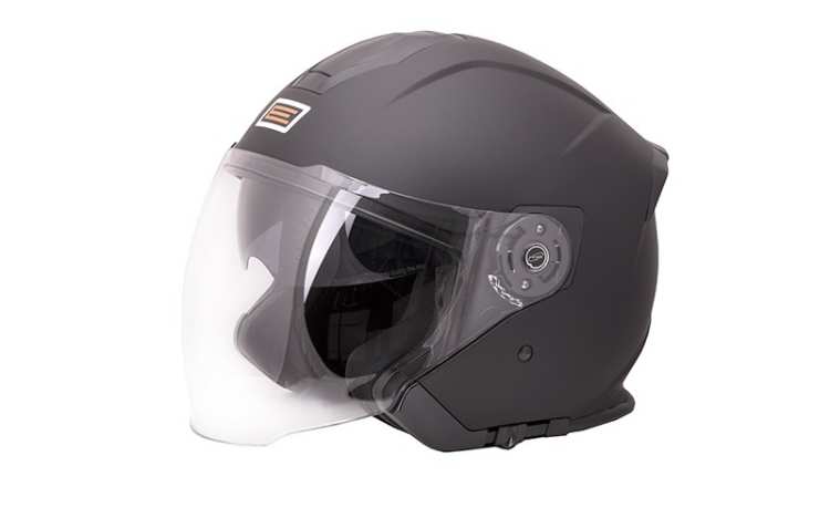 Kask motocyklowy PALIO 2.0 SOLID otwarty czarny matt ORIGINE