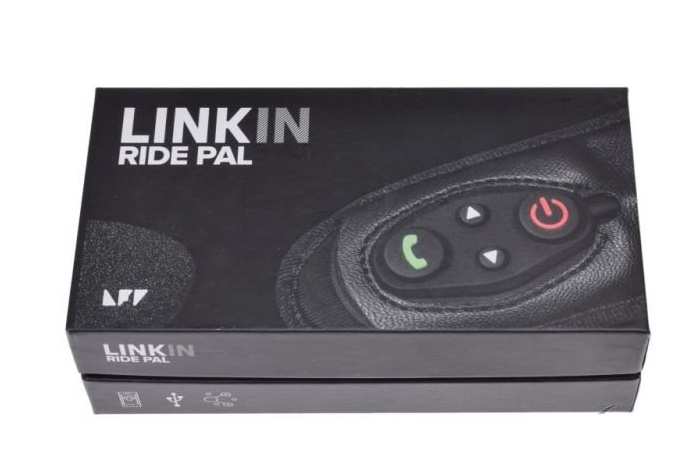 AK800700002 BLUETOOTH ZESTAW NA JEDEN KASK mocowanie na pasku