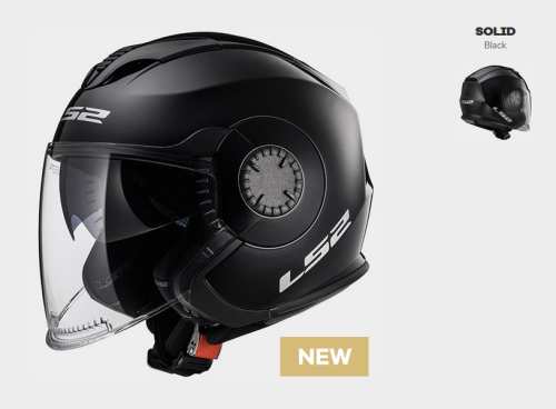  KASK LS2 OF570 VERSO SOLID MATT BLACK  Exkluzívna veľmi ľahká otvorená prilba