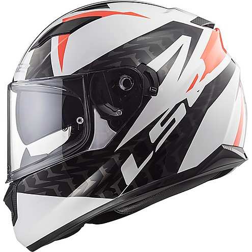 KASK MOTOCYKLOWY LS2 FF320 STREAM EVO COMMANDER W/B RED nowość 2018 roku 