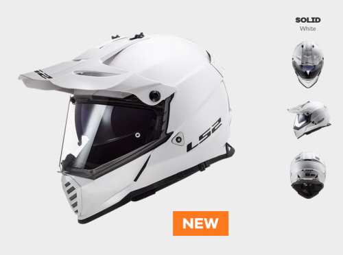 KASK MOTOCYKLOWY LS2 MX436 PIONEER EVO GLOSS WHITE nowość 2020 roku !
