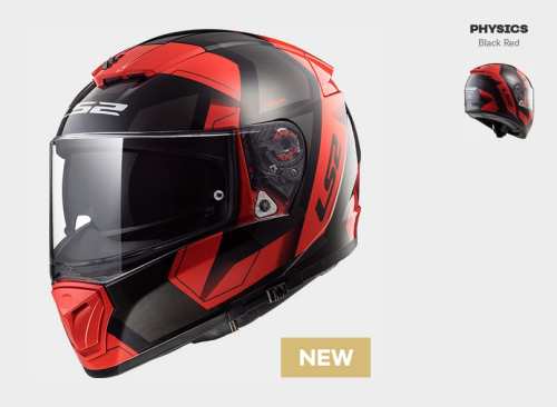  KASK LS2 FF390 BREAKER PHYSICS BLACK RED