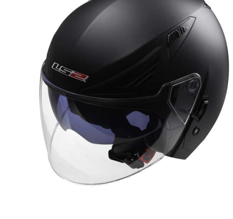KASK LS2 OF586 BISHOP SOLID MATT BLACK -Blenda 
