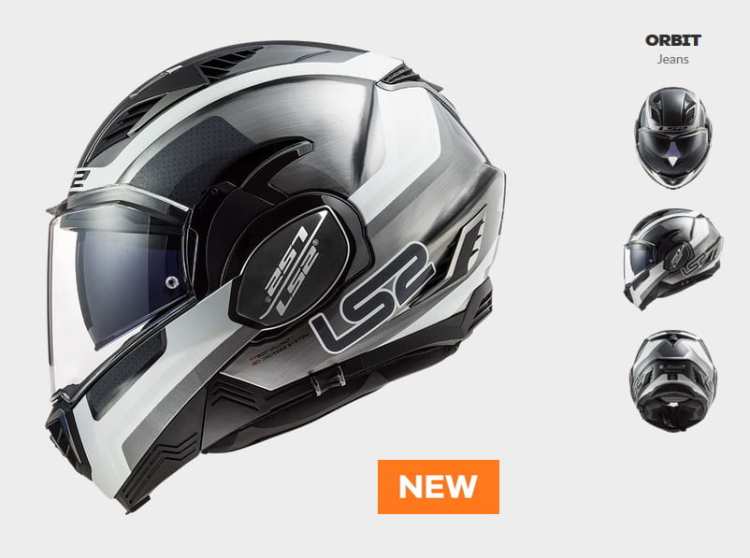 KASK MOTO LS2FF900 VALIANT II ORBIT JEANS nowość 2020, Prilba LS2 FF900 VALIANT 2, Novodobá preklápacia prilba Valiant 2 prináša moderné tvary, Valiant II v sebe spája výhody integrálnej a otvorenej prilby.