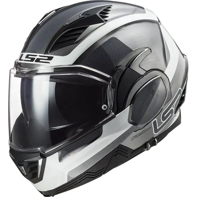 KASK MOTO LS2FF900 VALIANT II ORBIT JEANS nowość 2020, Prilba LS2 FF900 VALIANT 2, Novodobá preklápacia prilba Valiant 2 prináša moderné tvary, Valiant II v sebe spája výhody integrálnej a otvorenej prilby.