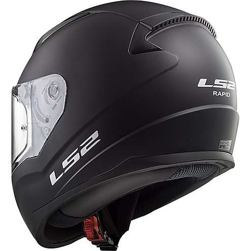 KASK MOTOCYKLOWY KASK LS2 FF353 RAPID SOLID MATT BLACK, czarny matt